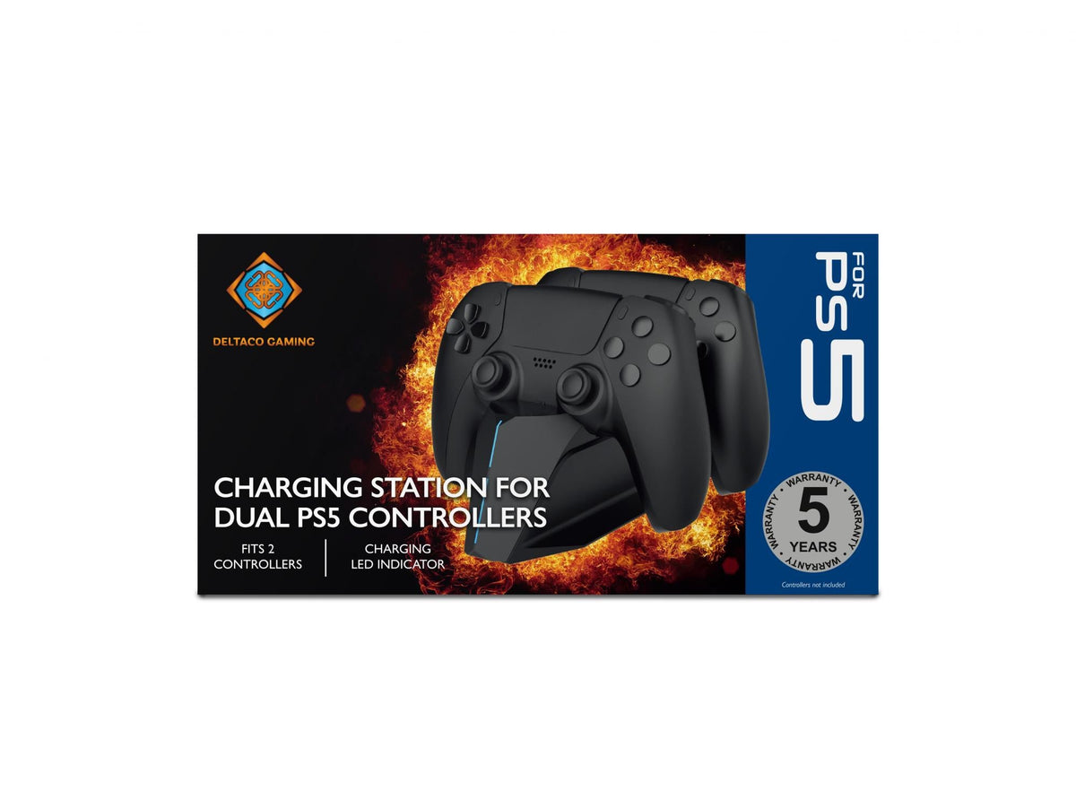 Dual Charging Dock For Playstation 5 Controllers deltaco_gaming