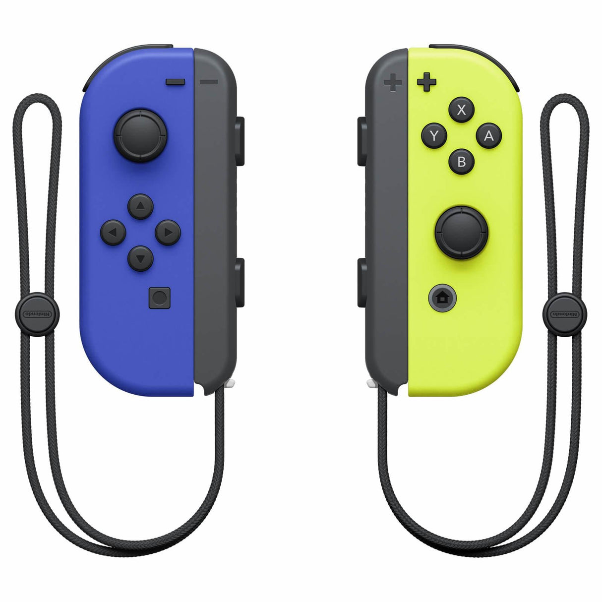 Nintendo Switch Joy-Con Controller Par - Blå (L) & Neon Gul (R)