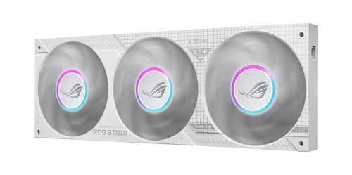 ASUS ROG STRIX SLC IV 360 ARGB LCD WHT – set forfra (vinkel 4)