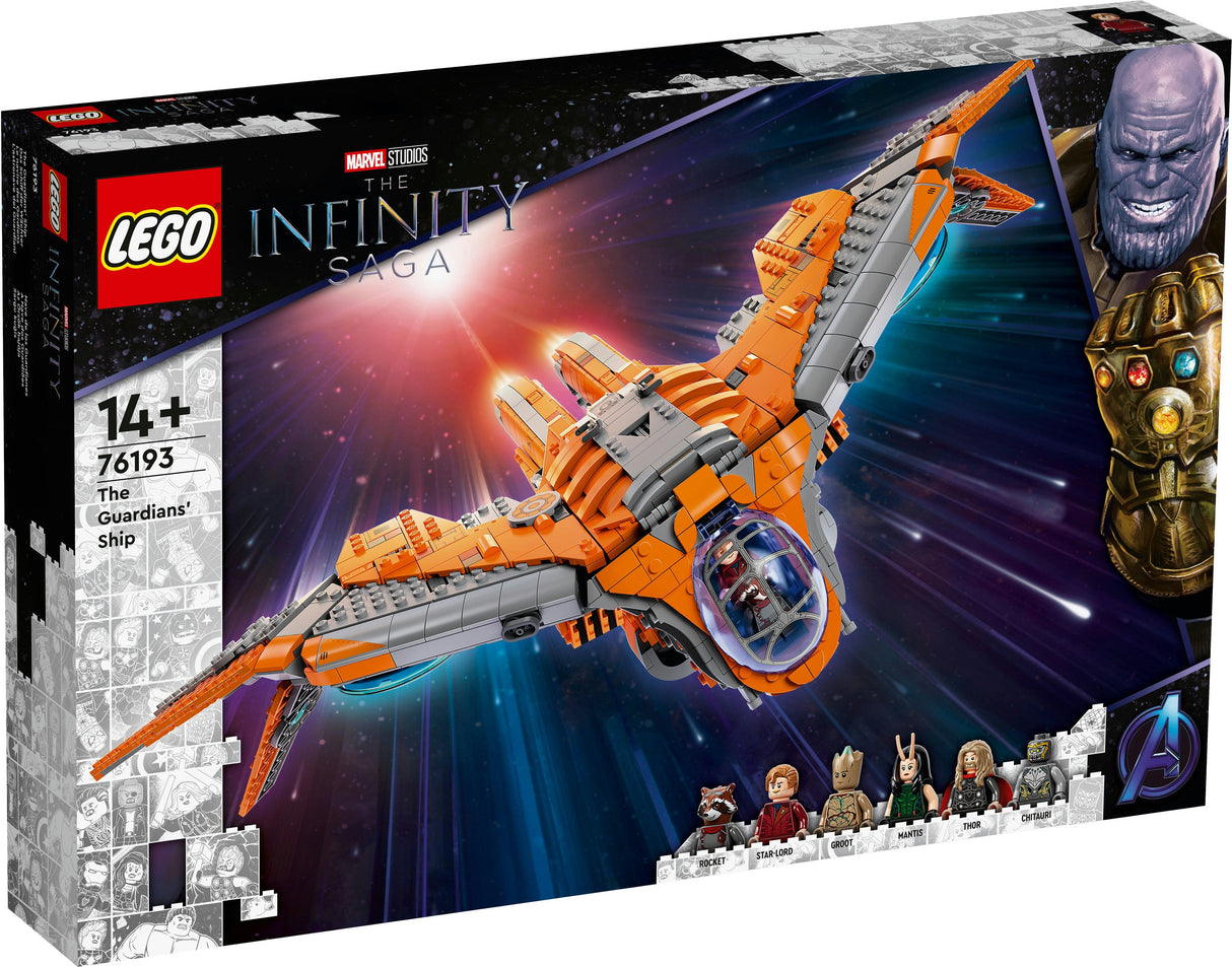 LEGO 76193 Marvel Super Heroes The Guardian Ship, Building Toy Kit - 76193