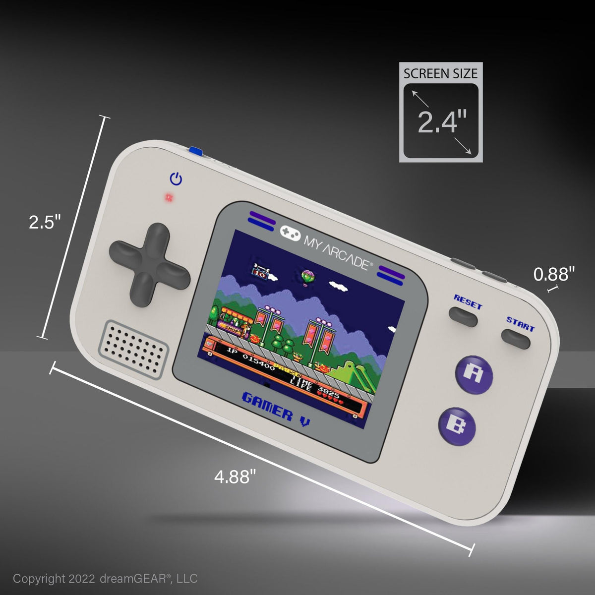 dreamGear My Arcade Gamer V Classic (220 in 1) Gray & Purple dreamGEAR