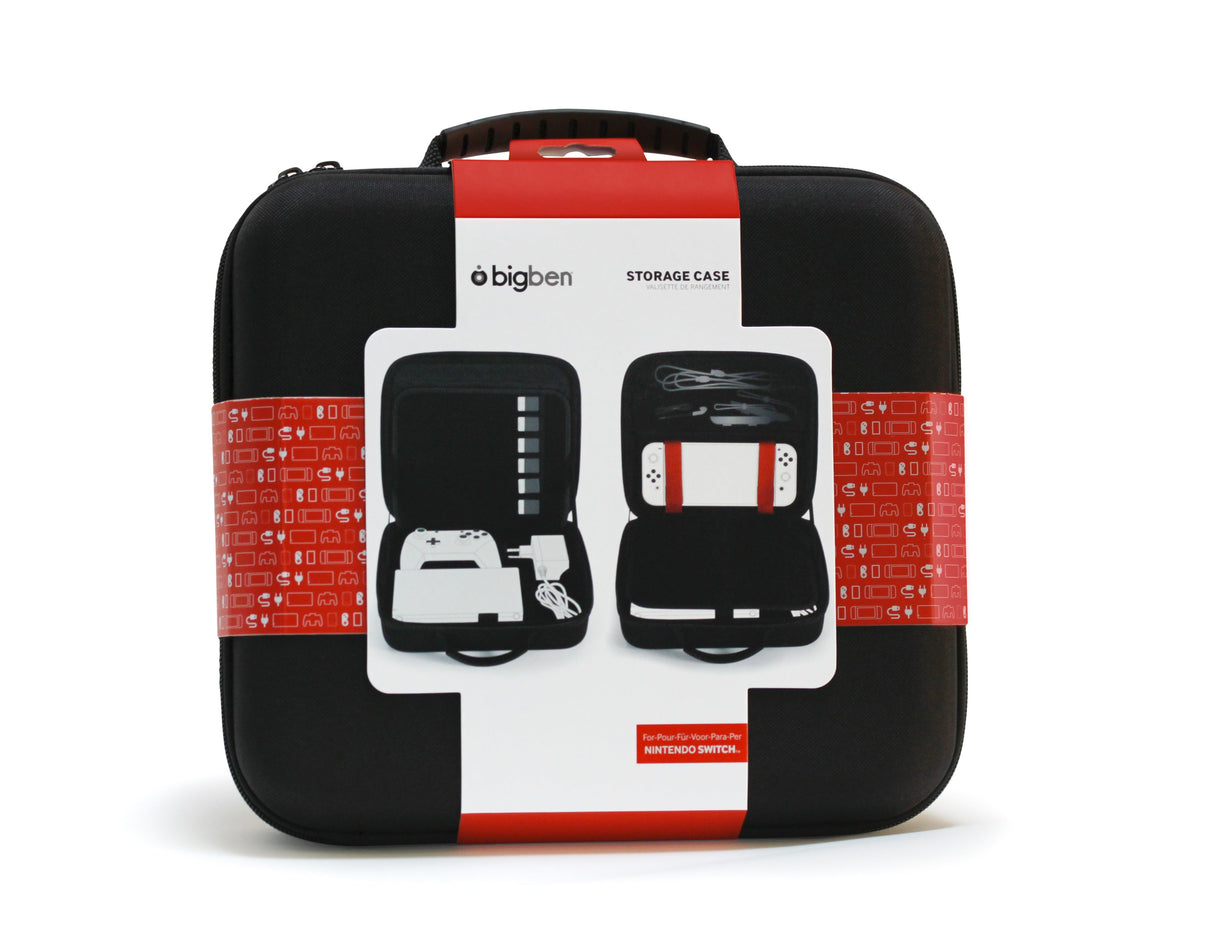 Bigben Förvaringsfodral I Svart För Switch Inklusive Dockningsstation Kompatibel Med Switch Lite/OLED