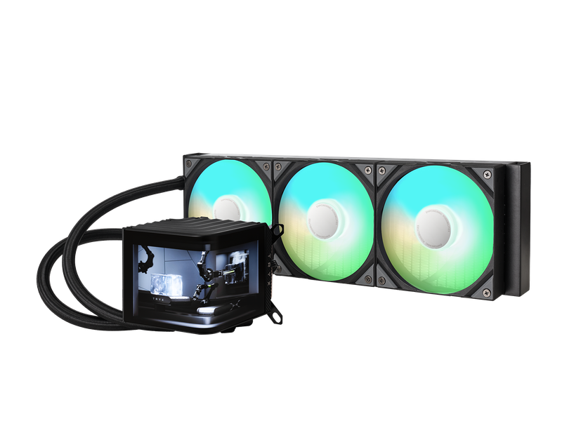 TRYX PANORAMA 360mm AIO Liquid Cooler ARGB Svart