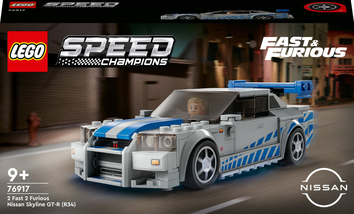 LEGO Speed Champions - 2 Fast 2 Furious Nissan Skyline GT-R R34 (76917)