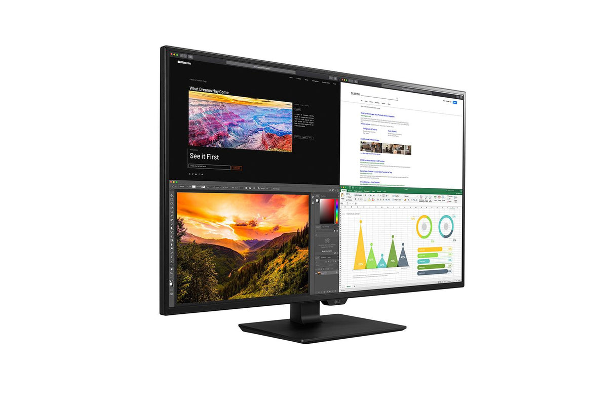LG 43UN700P-B 43 3840 X 2160 (4K) HDMI DisplayPort USB-C 60Hz Dockningsskärm