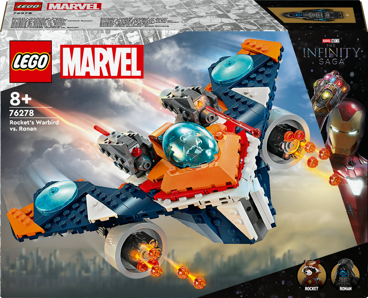 LEGO 76278 Marvel Super Heroes Rockets Spaceship Vs. Ronan, Byggleksak