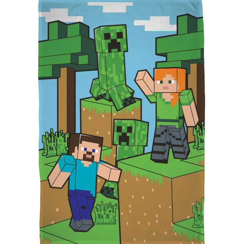 Minecraft Encounter Fleecefilt 100x150cm