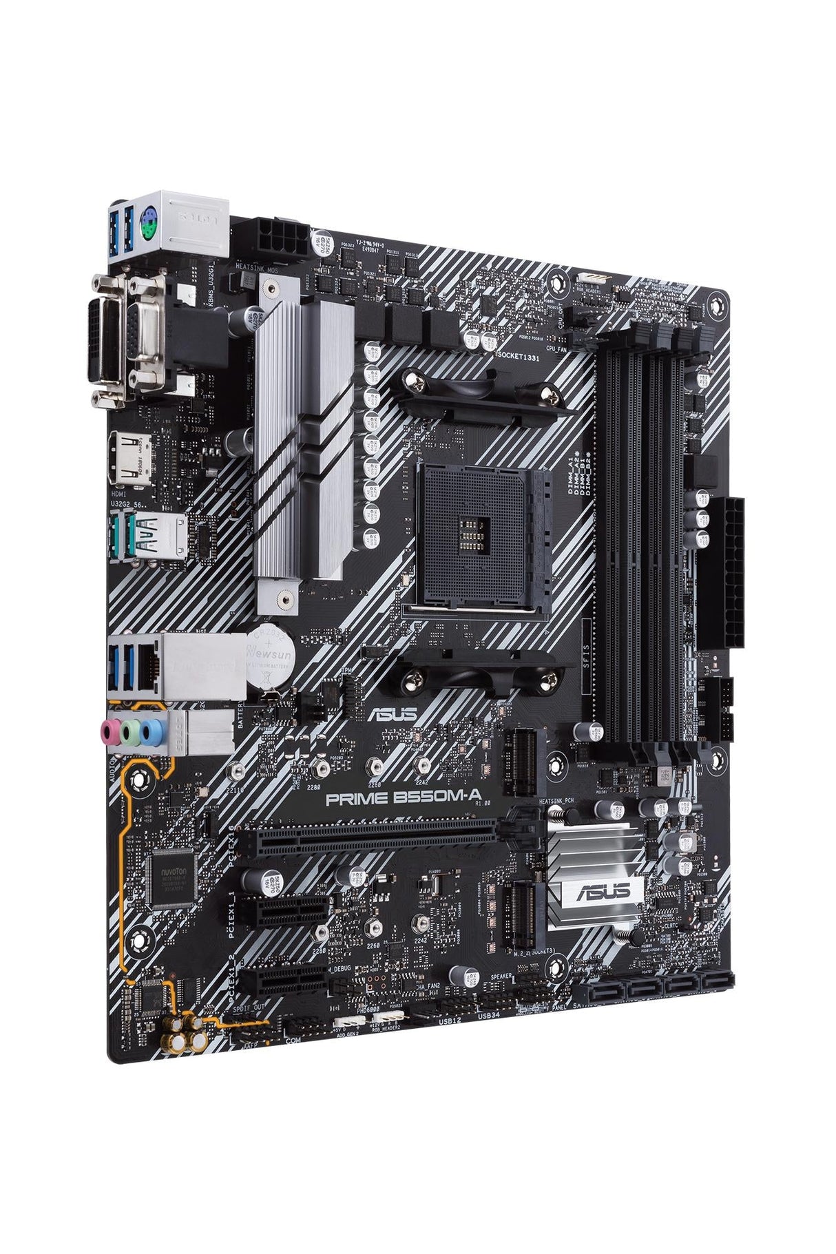 ASUS PRIME B550M-A (mATX, B550, AM4)