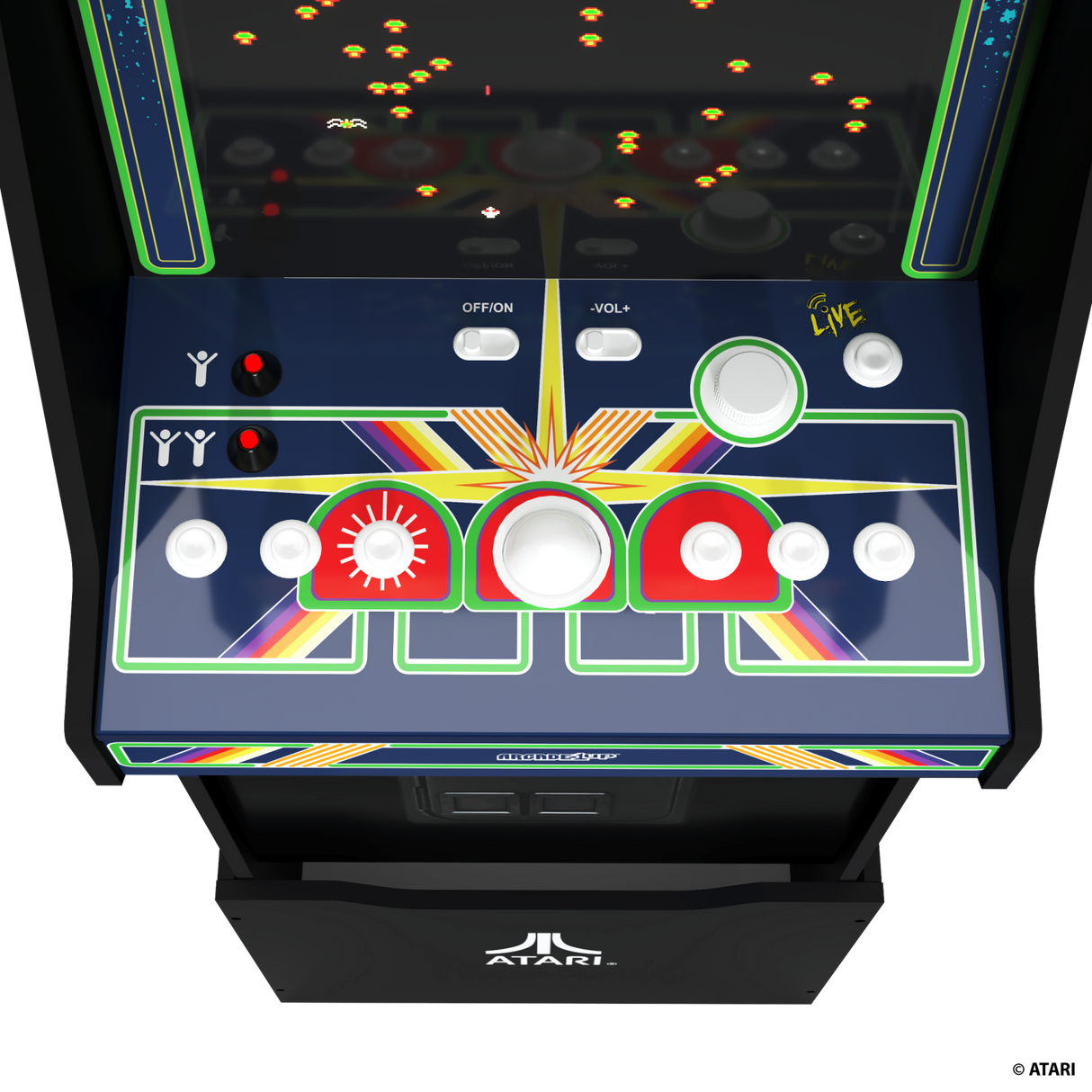 ARCADE 1 UP ATARI LEGACY 14-I-1 WIFI-AKTIVERAD ARCADE MACHINE