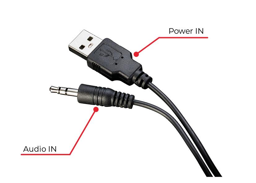 SUREFIRE - Gator Eye Gaming-högtalare, Röd