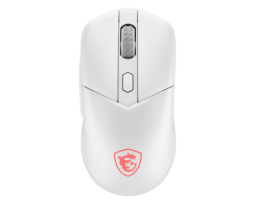 MSI VERSA 300 WIRELESS gamingmus - hvid - visning 1