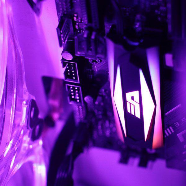 Disk Passiv Kylare Darkflash DM2 ARGB (svart)