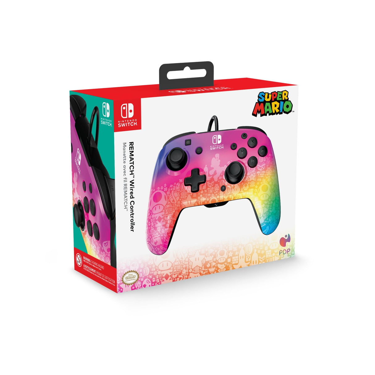 PDP Rematch Wired Controller - Star Spectrum