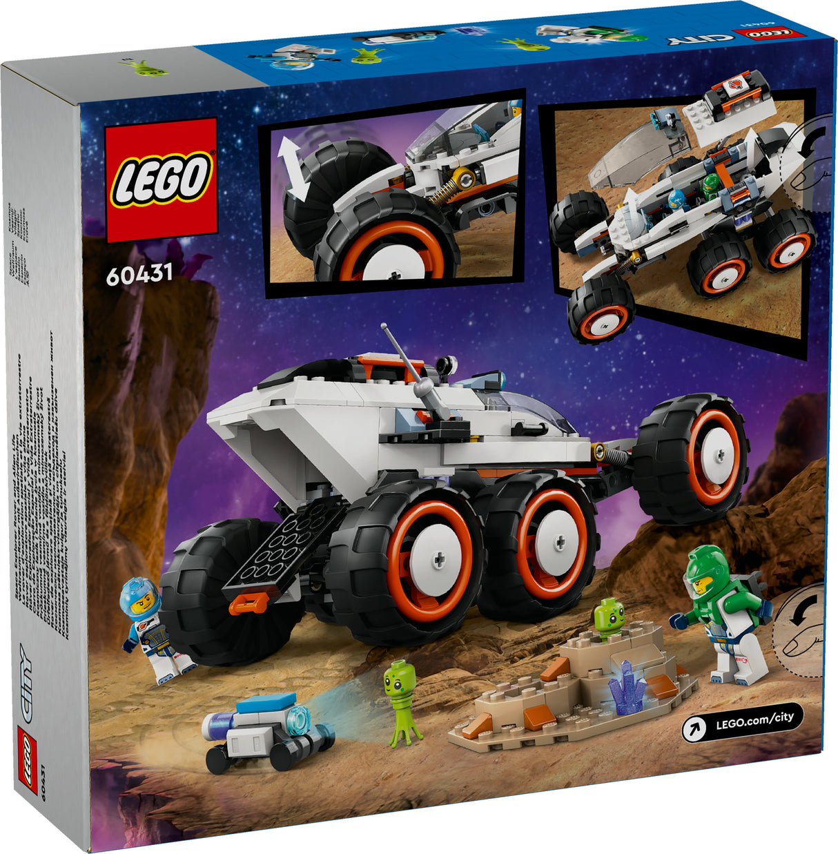 LEGO City Space Rover Med Utomjordingar (60431)