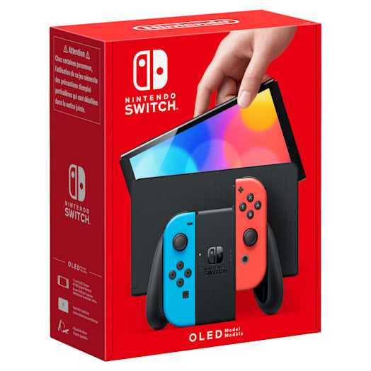 Nintendo Switch (OLED-modell) Neon-röd/neon-blå