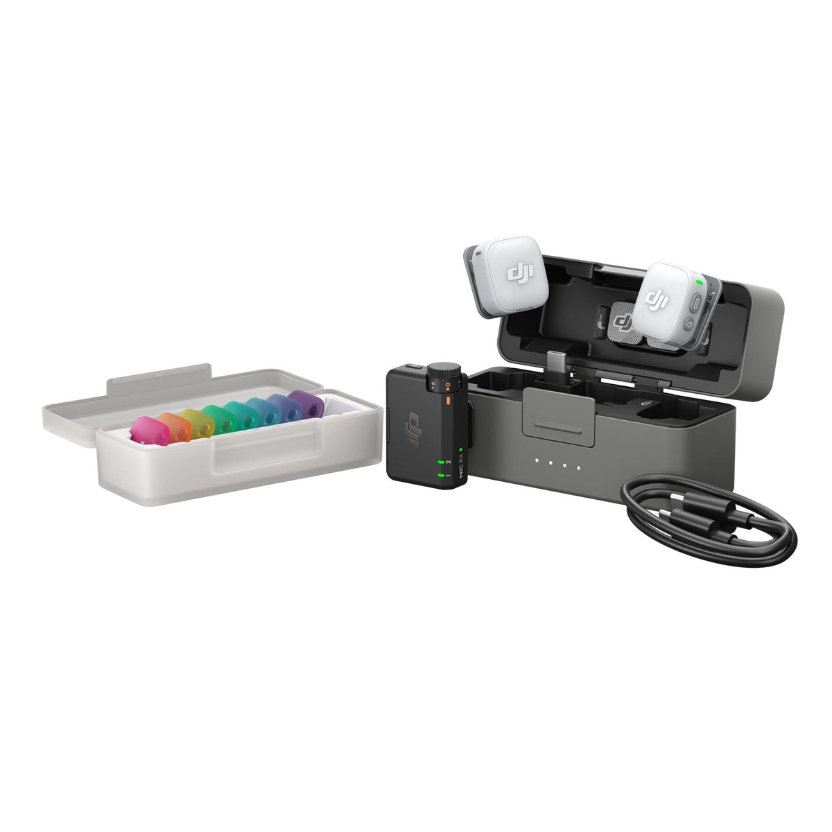 DJI - Mic Mini 2 (2 TX + 1 RX + Charging Case) DJI
