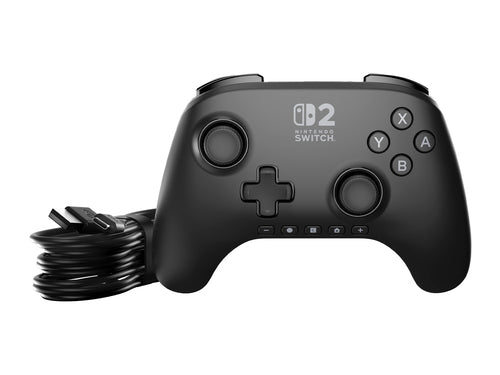 PowerA Advantage Wireless Controller Nintendo Switch 2 Sort – Controller og USB-kabel