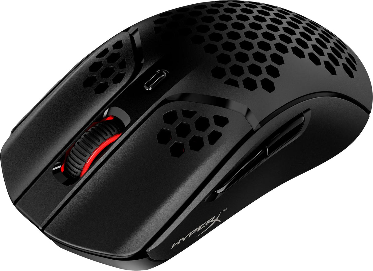 HyperX Pulsefire Haste Optical Wireless Svart Röd