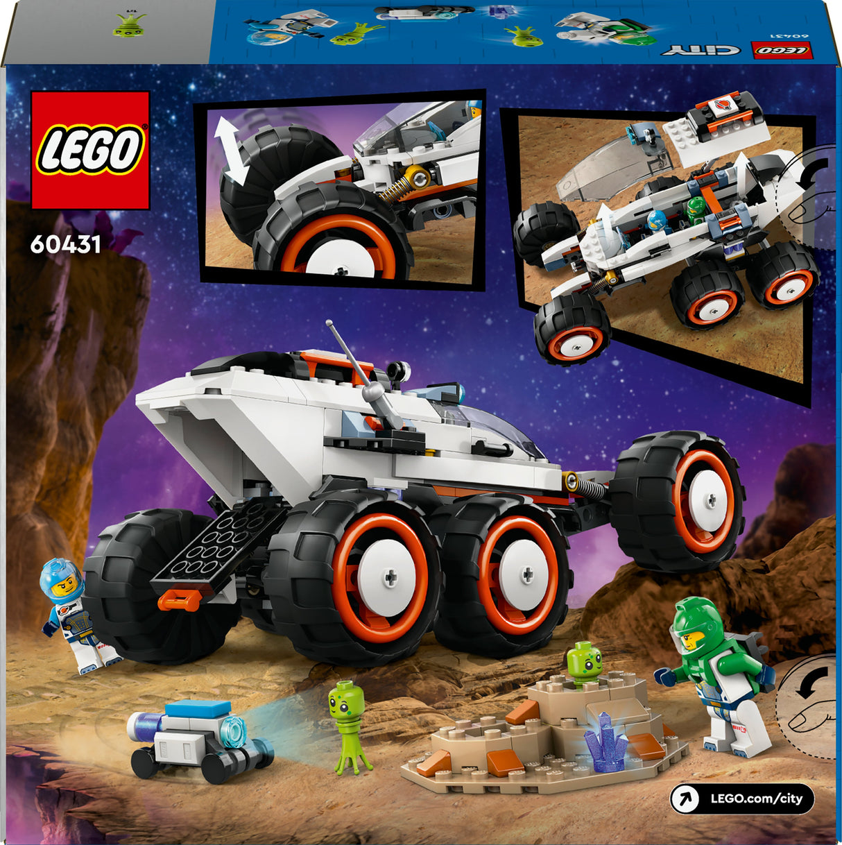 LEGO City Space Rover Med Utomjordingar (60431)