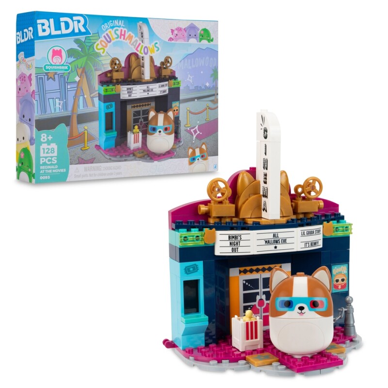 BLDR Squishmallows – Small Cinema Building Set (2520093) BLDR
