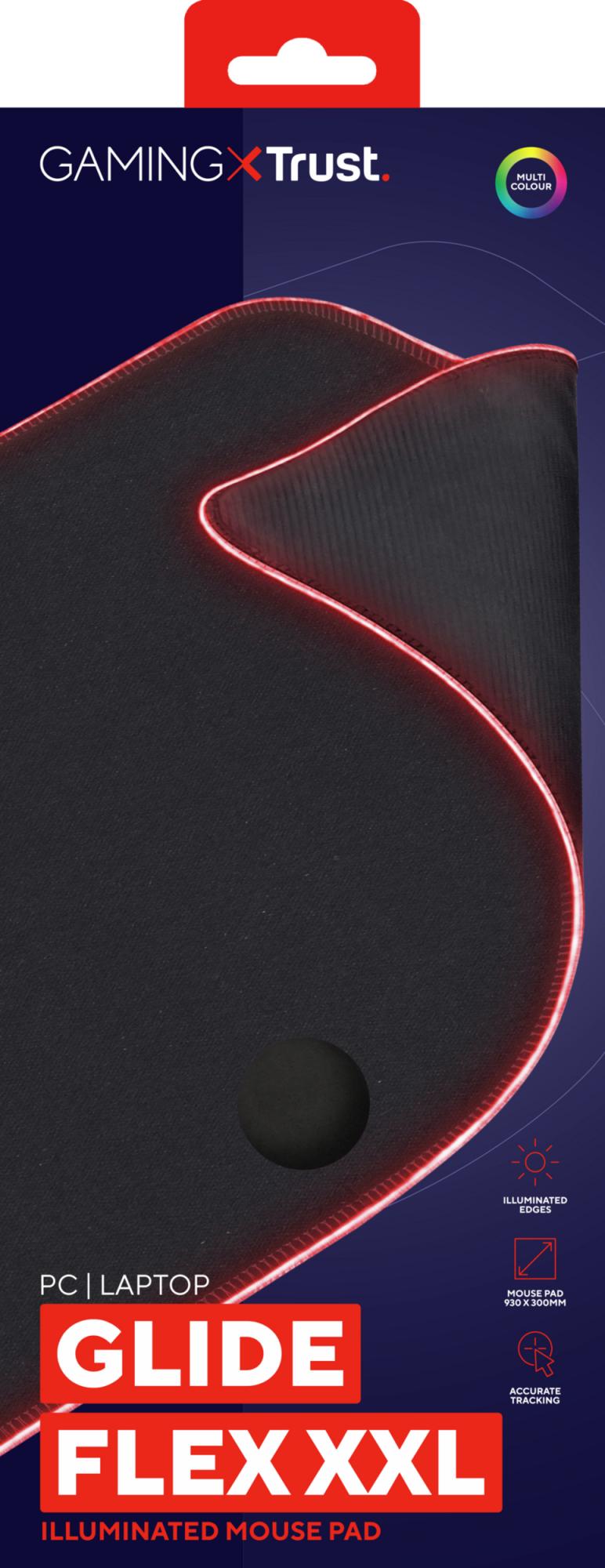 TRUST GXT764 GLIDE-FLEX RGB XXL MUSMATTA