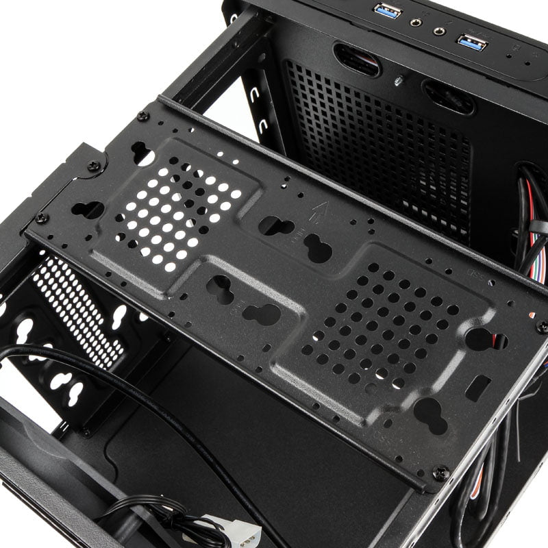 Kolink Satellite Mini-ITX- / Micro-ATX Cube - Svart