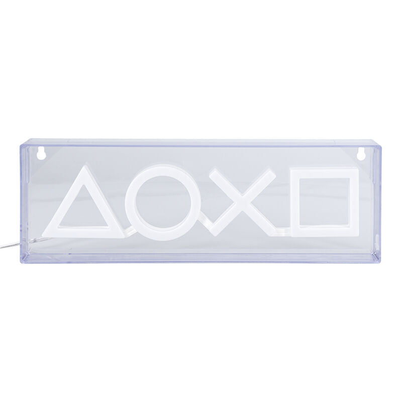 Playstation Symboler LED Neonljus 15 X 30 Cm