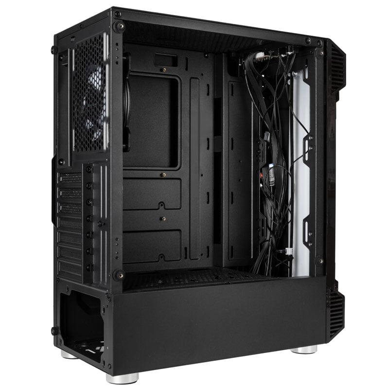 Kolink Inspire Series K10 Midi-Tower ARGB Gaming Case - Svart Fönster