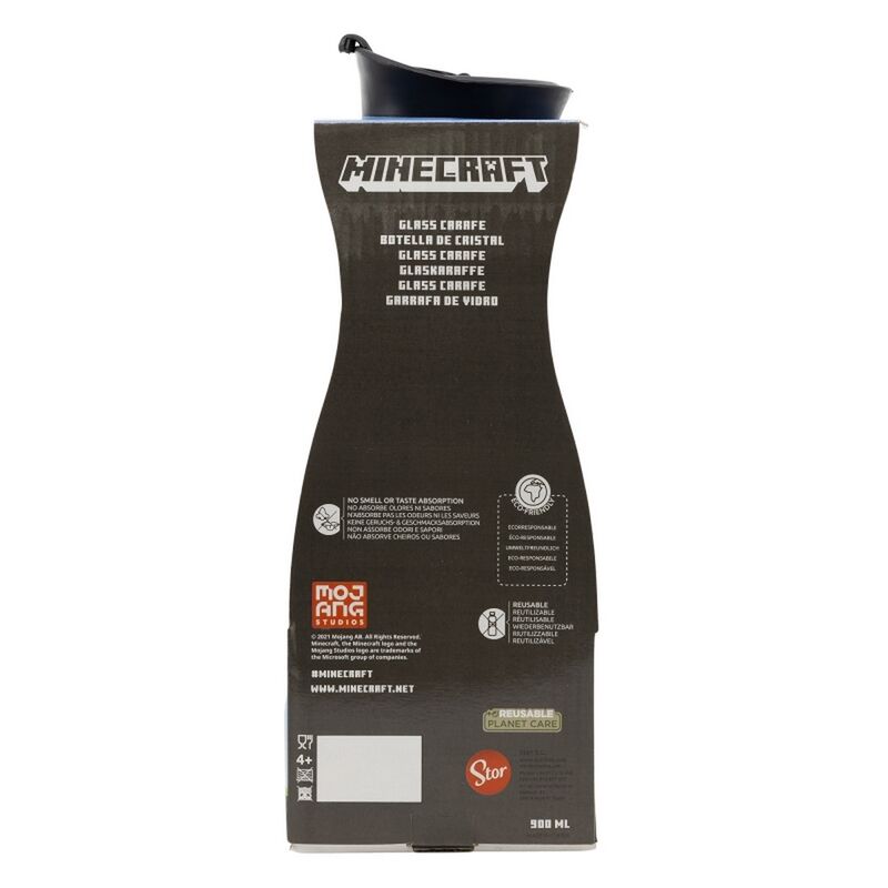 Minecraft Xl Glasflaska (Creeper)
