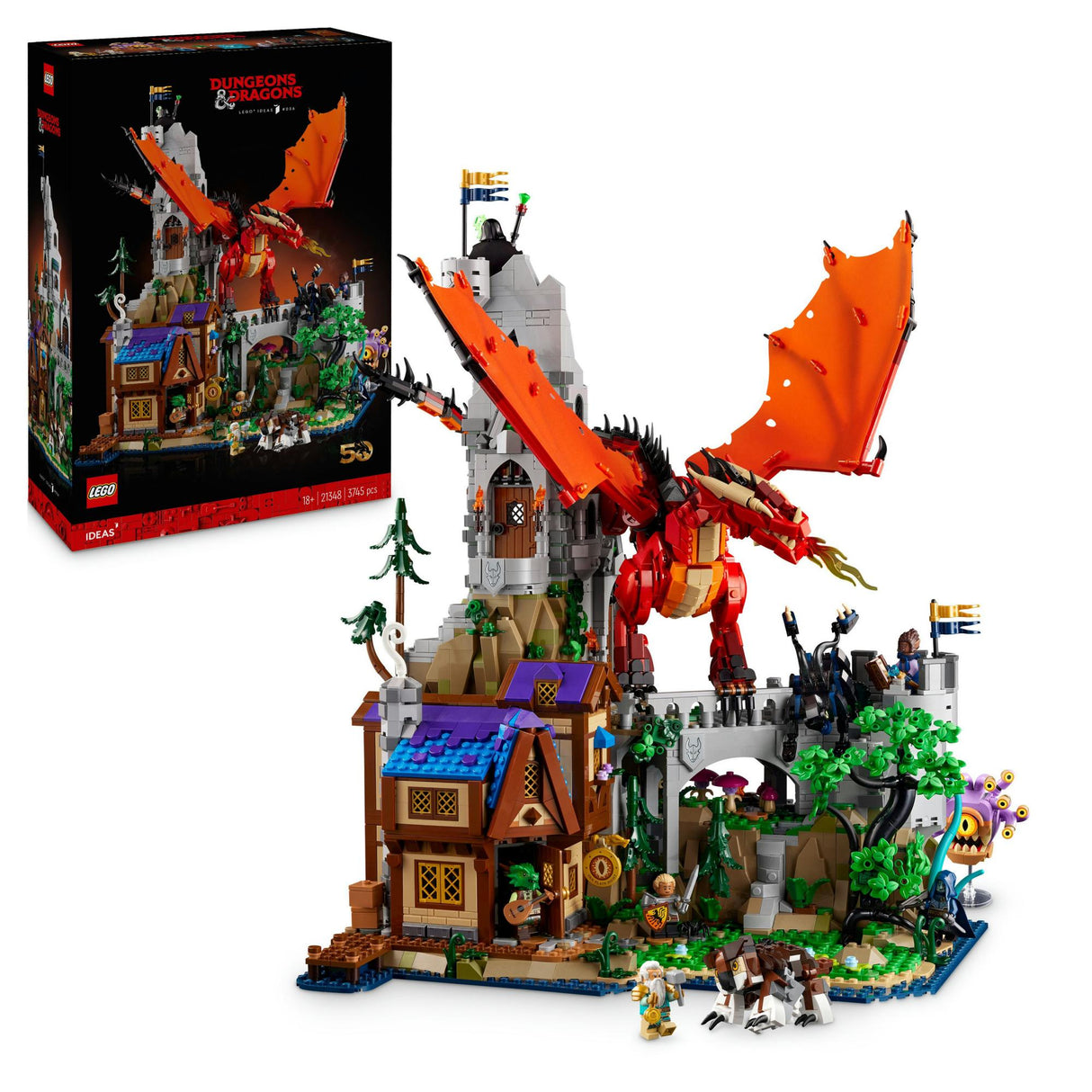 LEGO Idéer - Dungeons & Dragons: Red Dragon's Tale (21348.)