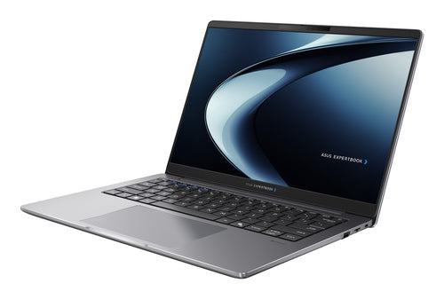 ASUS ExpertBook P5 G1 P5406CCA-NZ0260X – set skråt forfra (vinkel 2); tastaturlayout illustrativt