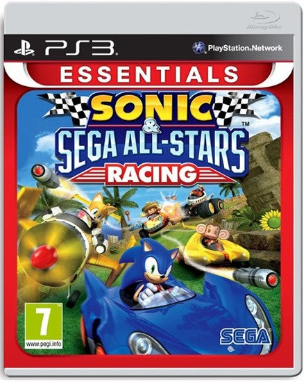 Sonic & SEGA All-Stars Racing (Solus) (Essentials) – PlayStation 3 – spilomslag