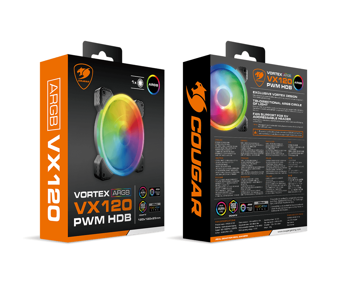 Cougar Vortex RGB VX 120 FLÄKT
