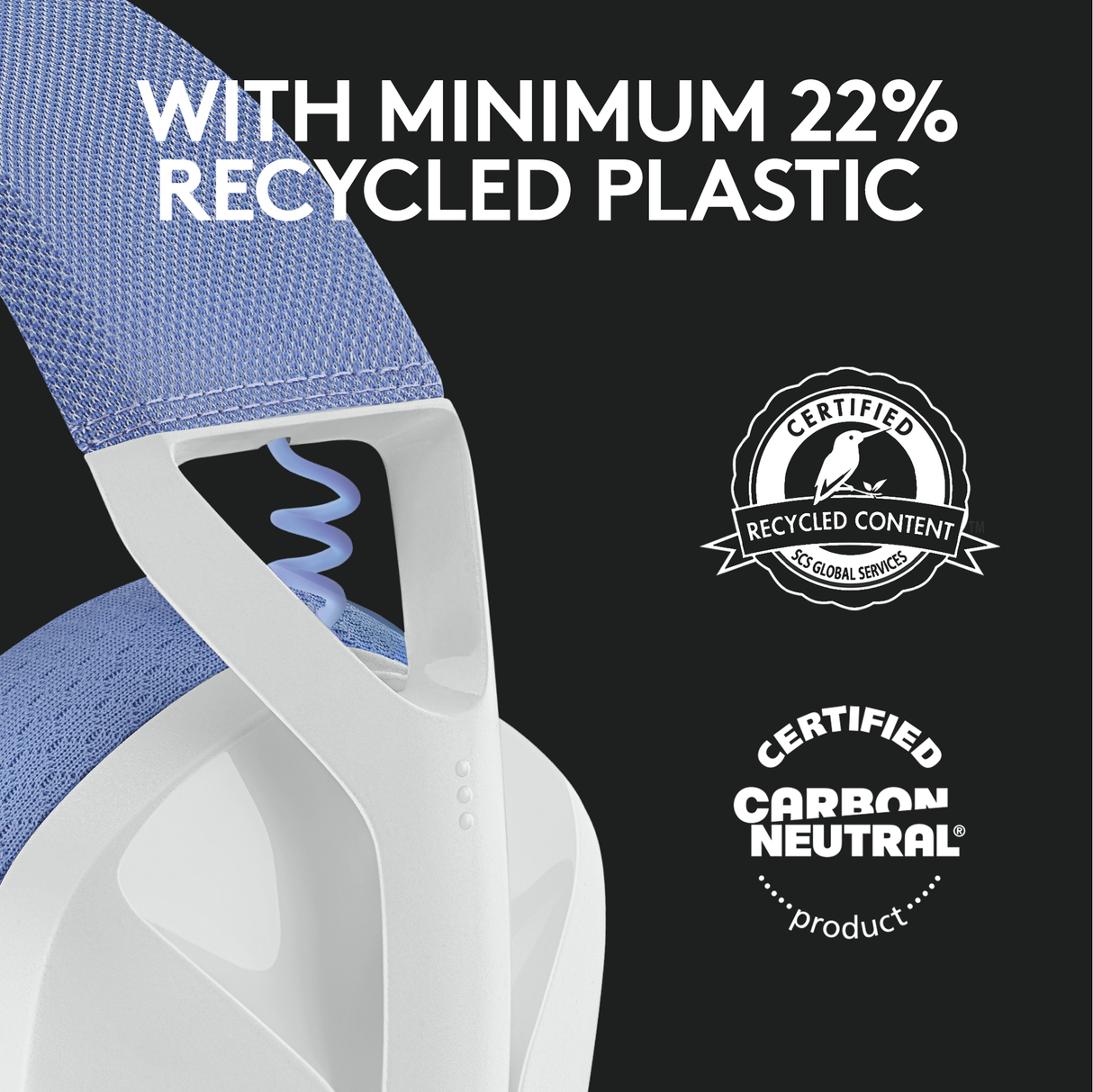 Logitech - G435 Lightspeed Wireless Gaming Headset - Vit