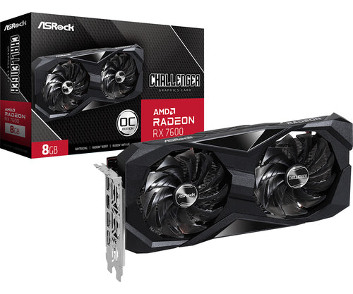 ASRock Radeon RX 7600 Challenger 8GB OC - produktbillede 1