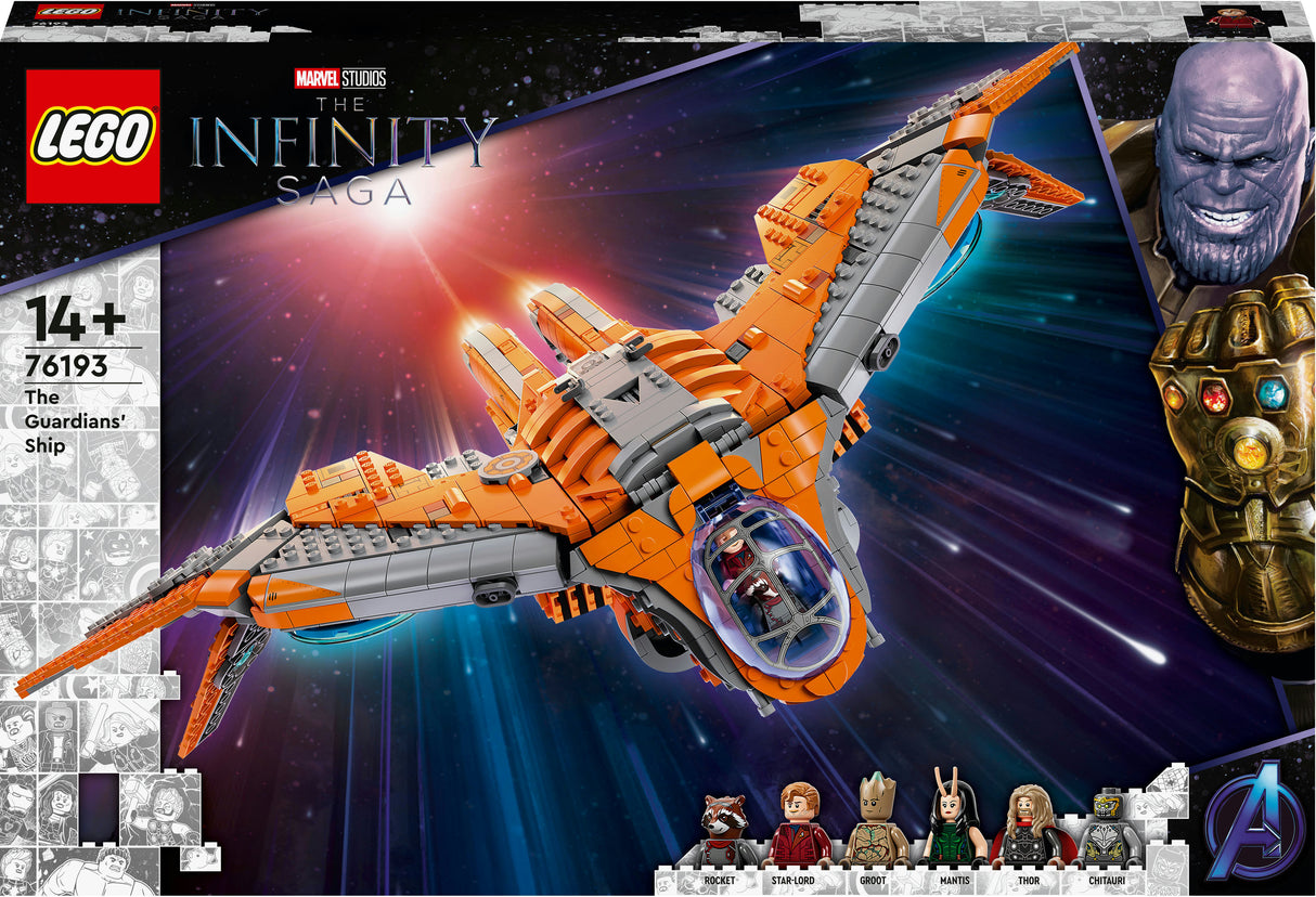 LEGO 76193 Marvel Super Heroes The Guardian Ship, construction toy - 76193 LEGO