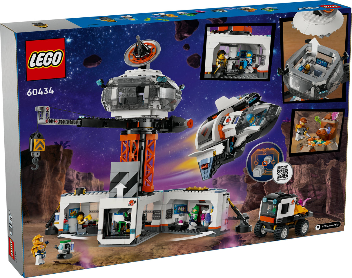 LEGO 60434 City Space Base Med Startplatta, Byggleksaksväska