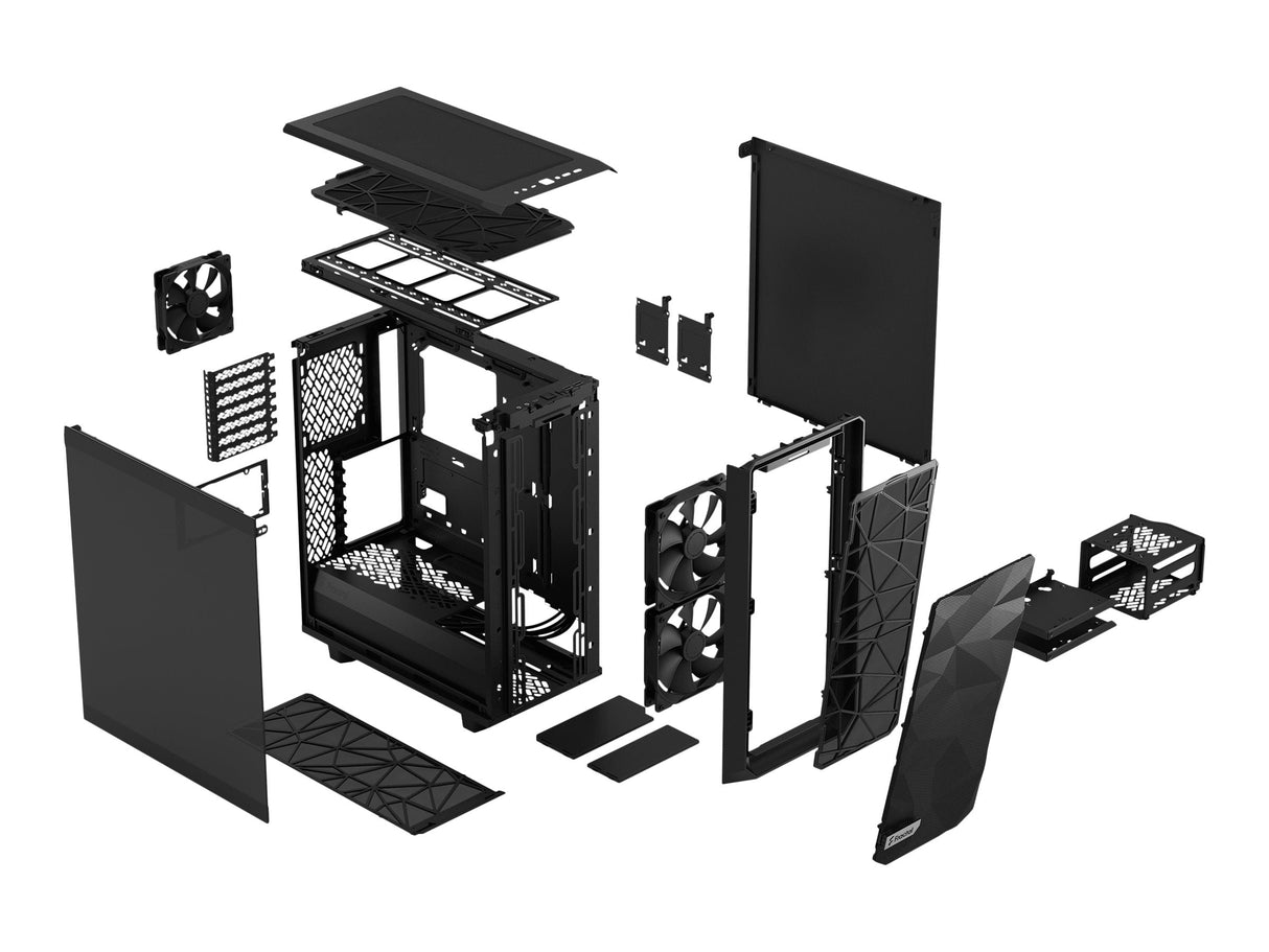 Fractal Design - Meshify 2 Compact Black TG Dark