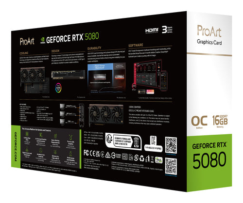 ASUS ProArt -RTX5080-O16G – emballage (vinkel 2)
