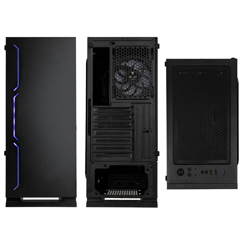 Kolink Inspire Series K11 Midi-Tower ARGB Gaming Case-Svart fönster