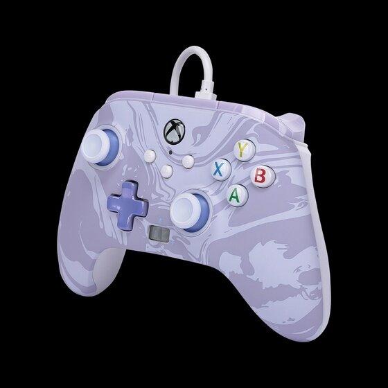 PowerA Enhanced Cabled Controller - Xbox Series X/S - Lavender Swirl