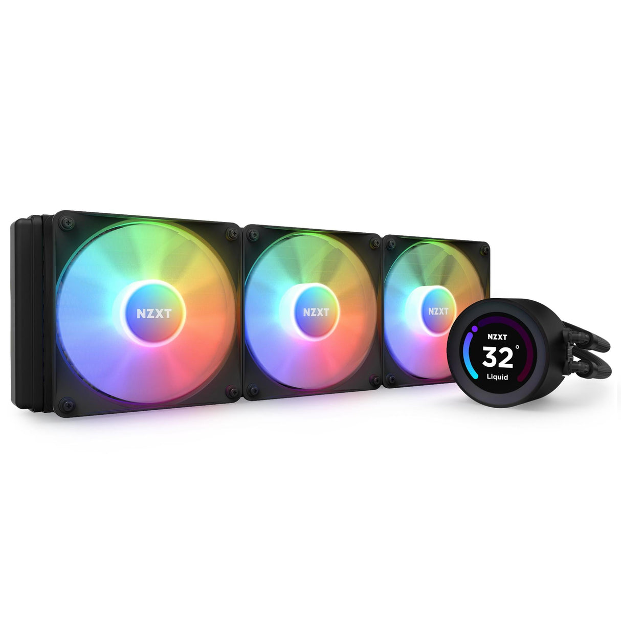 NZXT Kraken Elite RGB 360mm Liquid CPU Cooler Svart
