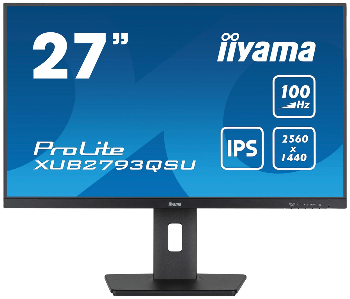 Iiyama ProLite XUB2793QSU-B6 27 2560 X 1440 (2K) HDMI DisplayPort 100Hz Pivot-skärm