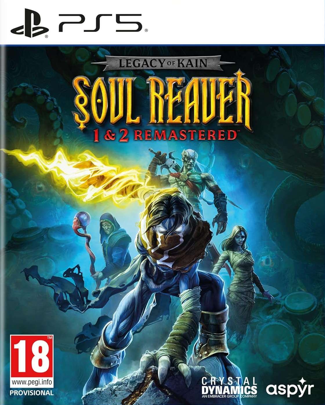 Legacy of Kain Soul Reaver 1 and 2 Remastered – PlayStation 5 – spilomslag