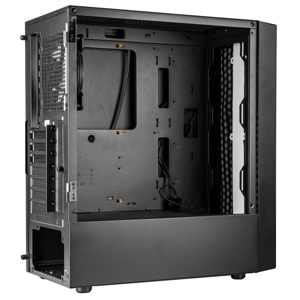 Kolink Inspire Series K12 Midi Tower ARGB Gaming Case - Svart fönster