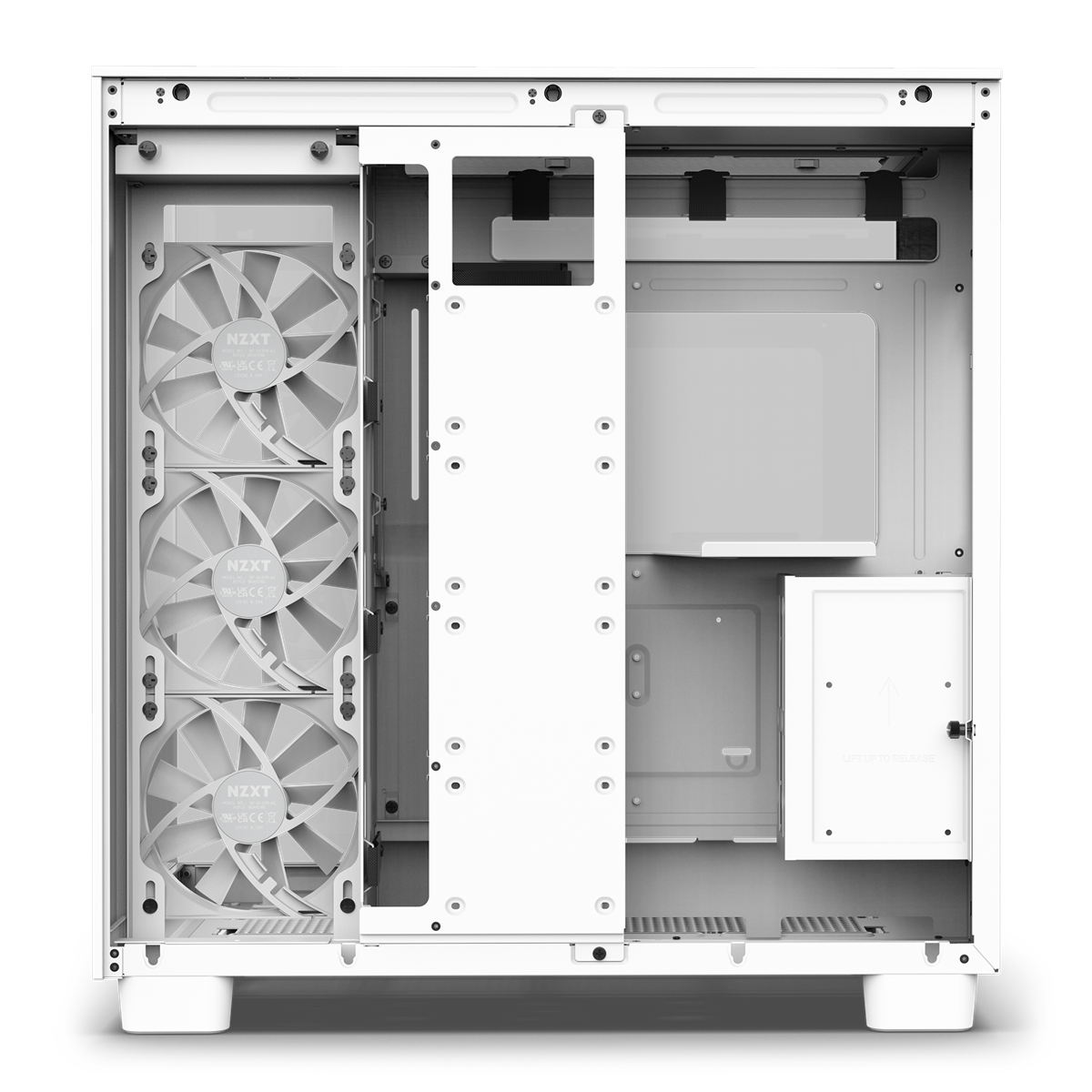 NZXT H9 Flow Vit Dual Chamber Mid Tower Case