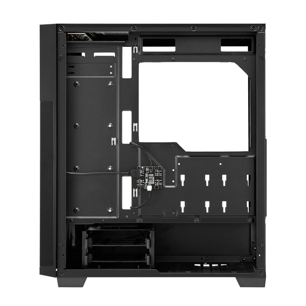 Sharkoon RGB FLOW, Tower Case (Black, Side Panel of Tempered Glass)