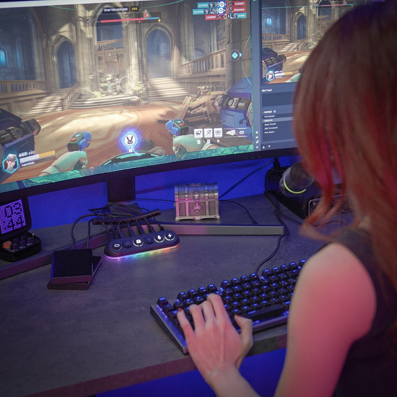 Streamplify HUB DECK 5 Slot, RGB, 12V - Svart