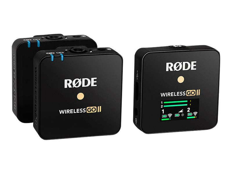 RØDE Wireless GO II Trådlöst Mikrofonsystem Trådlöst Omni-directional - Svart