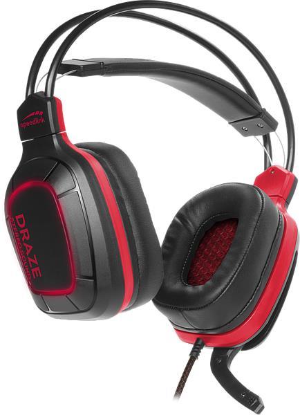 SpeedLink DRAZE Gaming Headset, Svart